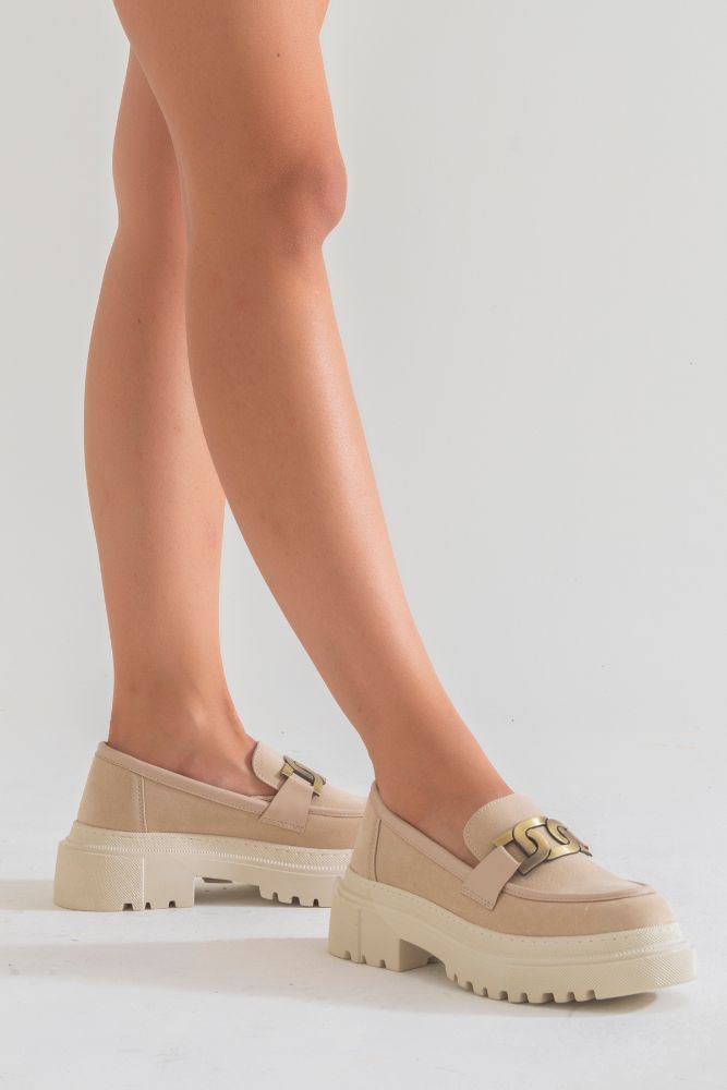 kadin-kalin-taban-loafer-BEJ BEJ SUET-MAR223805-0042926_0